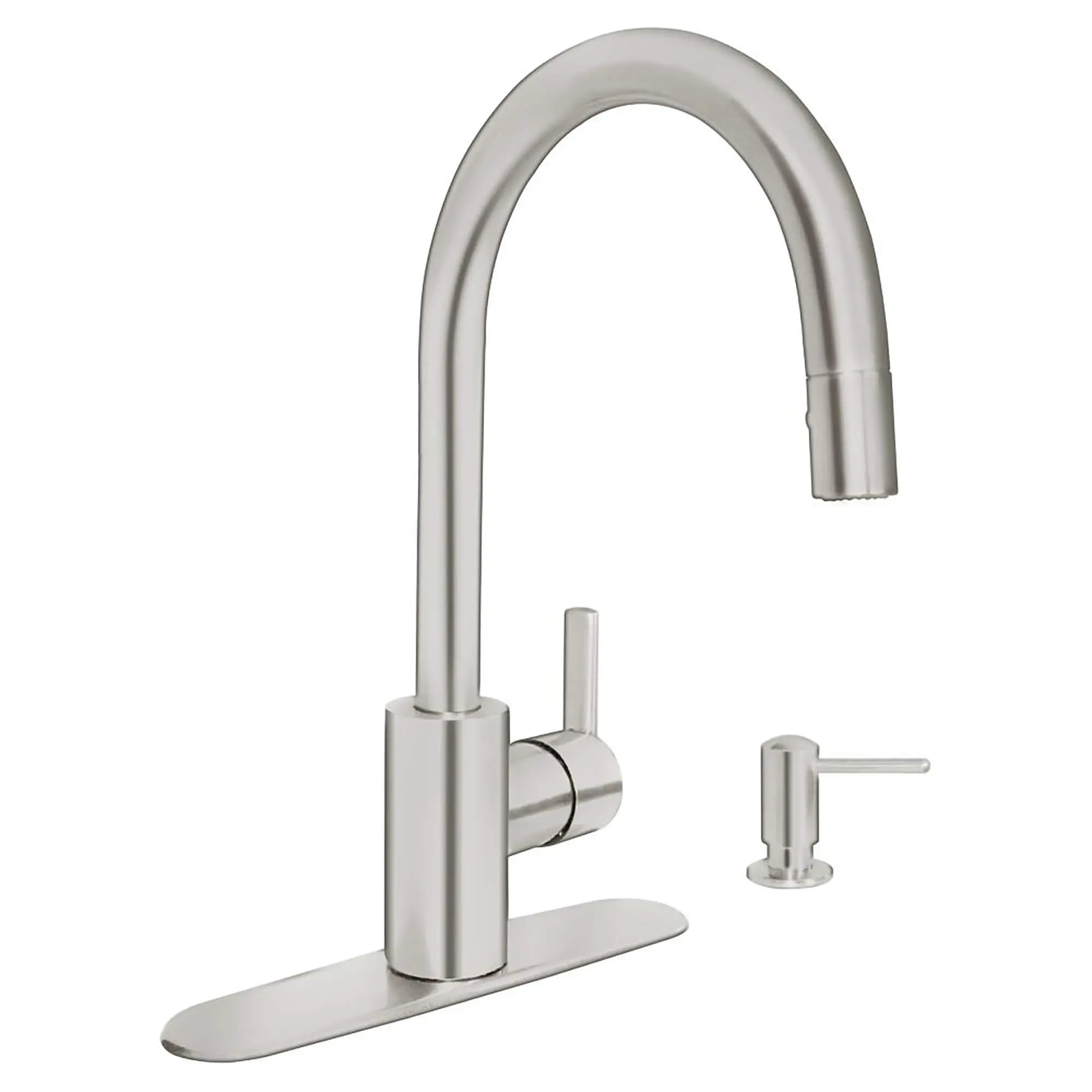 Single-Handle Pull Down Kitchen Faucet Dual Spray 1.75 GPM